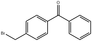 4-(溴甲基)二苯甲酮 结构式
