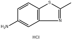 5-氨基-2-甲基苯并噻唑盐酸盐 结构式