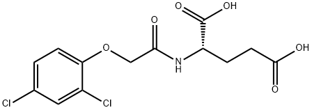N-((2,4-二氯苯氧基)乙酰基)-L-谷氨酸 结构式