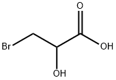)-3-溴乳酸 结构式