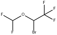1-Bromo-1-(difluoromethoxy)-2,2,2-trifluoroethane 结构式