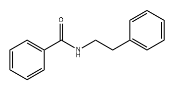 N-苯乙基-苯甲酰胺 结构式