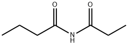 N-(1-Oxopropyl)butanamide 结构式