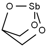 2,6,7-trioxa-1-stibabicyclo[2.2.1]heptane 结构式