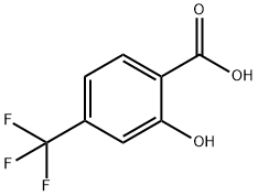 4-三氟甲基水杨酸 结构式