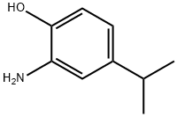 2-氨基-4-异丙基苯酚 结构式
