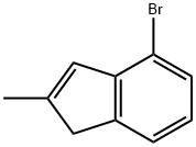 4-溴-2-甲基-1H-茚 结构式