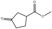 3-氧代环戊羧酸甲酯 结构式
