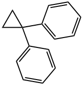 1,1-Diphenylcyclopropane 结构式