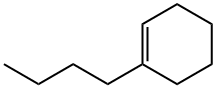 1-Butylcyclohexene 结构式