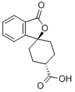 反式-3'-氧代-螺[环己基-1,1'(3'H)-异苯并呋喃]-4-羧酸 结构式