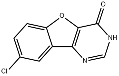 8-Chloro[1]benzofuro[3,2-d]pyrimidin-4(3H)-one 结构式