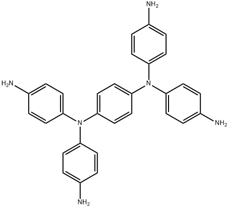 N,N,N',N'-四(对氨基苯基)对苯二胺 结构式