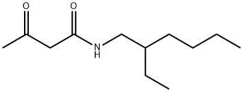 acetoaceticacid2-ethylhexylamide 结构式