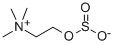 trimethyl[2-(sulphinatooxy)ethyl]ammonium  结构式