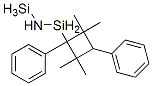 2,2,4,4-Tetramethyl-1,3-diphenylcyclobutanedisilazane 结构式