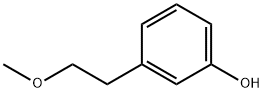 3-(2-甲氧基乙基)苯酚 结构式