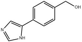 [4-(1H-IMIDAZOL-4-YL)-PHENYL]-METHANOL 结构式