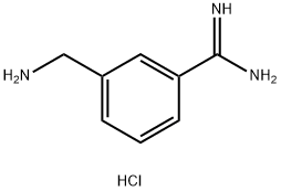 3-AMINOMETHYL BENZAMIDINE DIHYDROCHLORIDE
 结构式