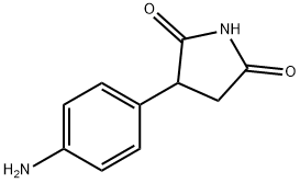 3-(4-氨基-苯基)-吡咯烷-2,5-二酮 结构式