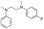 N-(p-Fluorophenyl)-N,N'-dimethyl-N'-phenylethylenediamine 结构式