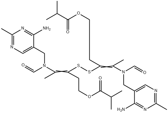 舒布硫胺 结构式