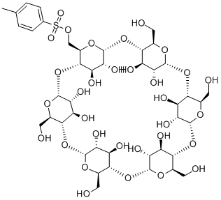 ALPHA-环糊精-6-单甲苯磺酸酯 结构式