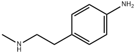 4-氨基-N-甲基苯乙胺 结构式