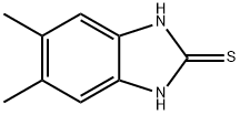 5,6-二甲基-1H-苯并咪唑-2-硫醇 结构式