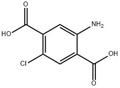 2-氨基-5-氯-1,4-苯二甲酸 结构式