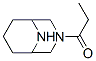 3,9-Diazabicyclo[3.3.1]nonane,3-(1-oxopropyl)-(9CI) 结构式