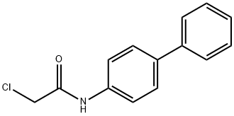 2-氯-N-(4-苯基苯基)乙酰胺 结构式