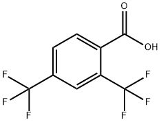 2,4-双(三氟甲基)苯甲酸 结构式