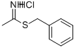 苄基硫代乙酰亚胺盐酸盐 结构式