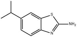 6-异丙基2-氨基苯并噻唑 结构式
