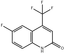 6-氟-4-三氟甲基-2-羟基喹啉 结构式