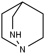 1,2-DIAZABICYCLO[2.2.2]OCTANE 结构式