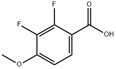 2,3-二氟-4-甲氧基苯甲酸 结构式