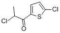 1-Propanone, 2-chloro-1-(5-chloro-2-thienyl)- (9CI) 结构式