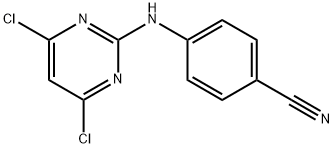 4-N[2(4,6-二氯吡啶基)]-氨基苯腈 结构式
