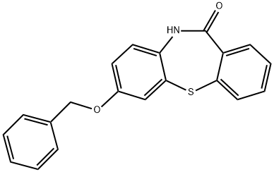 7-苄氧基-10,11-二氢二苯并[B,F[[1,4]硫氮杂卓-11-酮 结构式