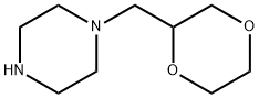 Piperazine, 1-(1,4-dioxan-2-ylmethyl)- (9CI) 结构式