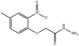 2-(4-甲基-2-硝基-苯氧基)乙烷肼 结构式
