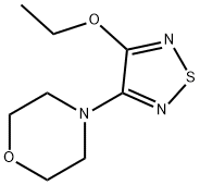 Morpholine, 4-(4-ethoxy-1,2,5-thiadiazol-3-yl)- (9CI) 结构式