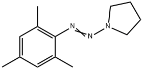 1-(MESITYLDIAZENYL)PYRROLIDINE 结构式