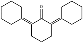 2,6-di(cyclohexylidene)cyclohexan-1-one 结构式
