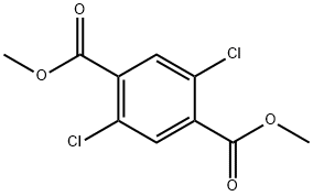二甲基 2,5-二氯对苯二甲酸酯 结构式