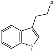 3-(2-氯乙基)-1H-吲哚 结构式