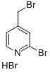PYRIDINE,2-BROMO-4-(BROMOMETHYL)-,HYDROBROMIDE 结构式