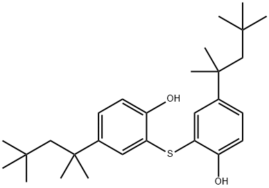 2,2'-硫代双(4-特辛基苯酚) 结构式